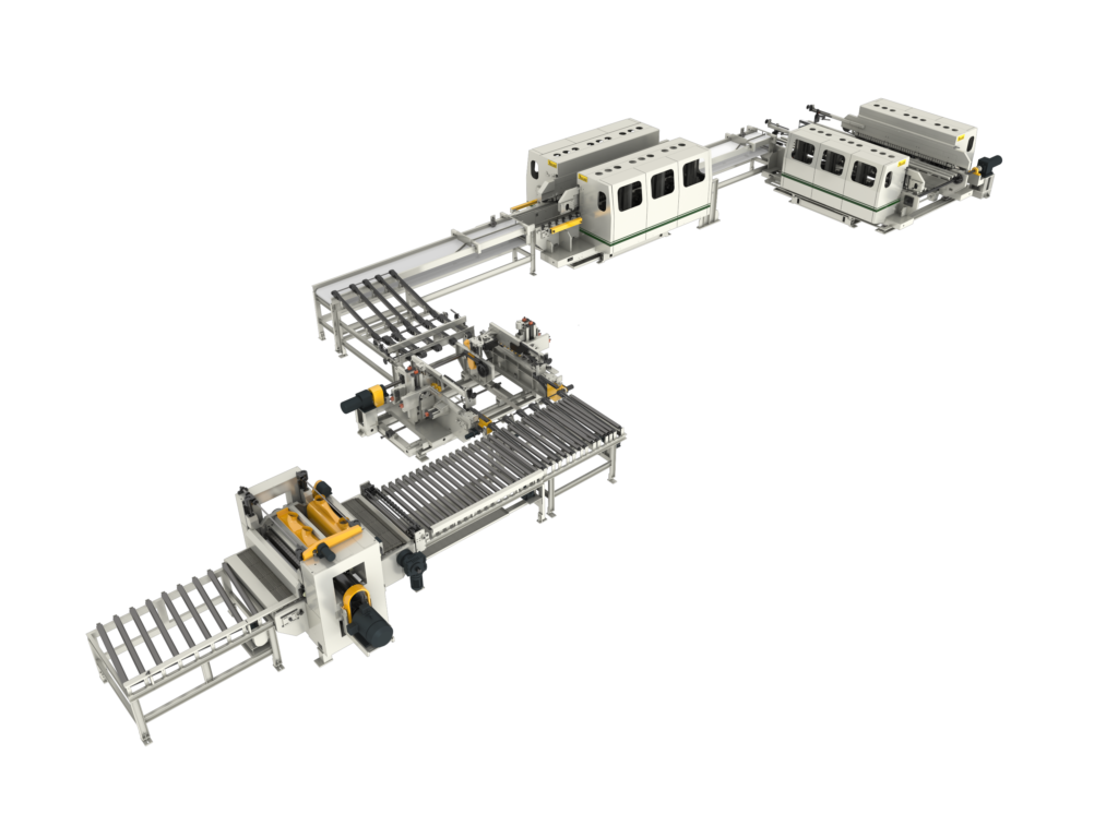 Slitting and grooving line